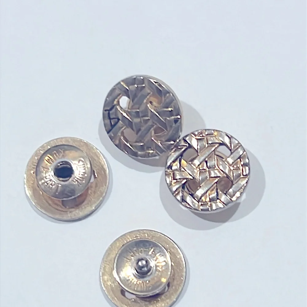 Vintage SWANK Cuff Links with Intricate Design